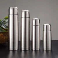 750ml1000ml large capacity thermos with gift bag portable vacuum flask creative bullet stainless steel insulated water bottle