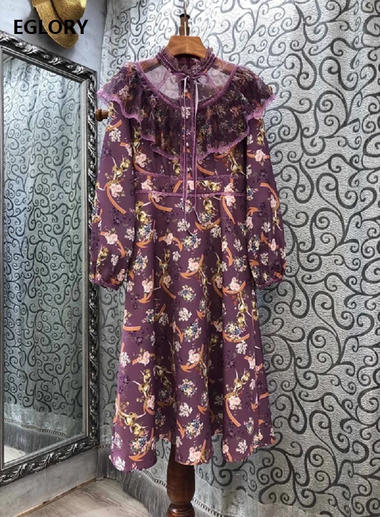 Осенне зимнее модное подиумное платье 2020 высококачественное женское