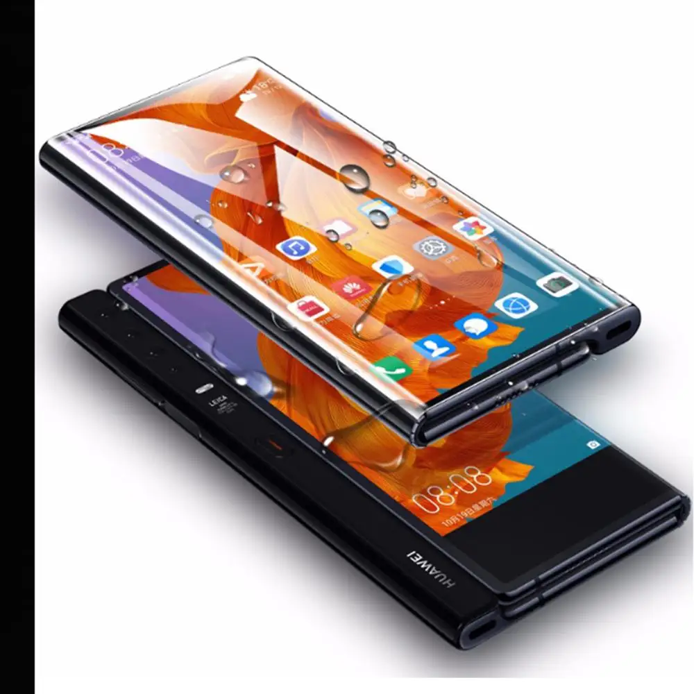 9D Front Back Soft Transparent Protective film For Huawei Mate X Full Cover Screen Protector for XS Hydrogel | Мобильные телефоны и