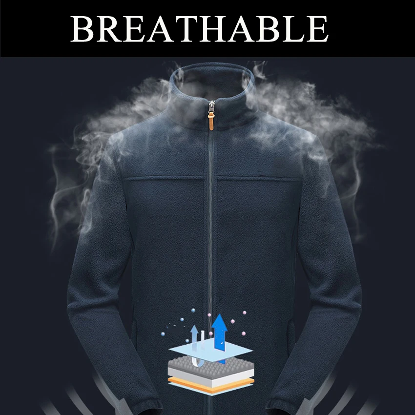 WindTaste популярные модели сезон осень мужские флисовые куртки Пеший туризм для