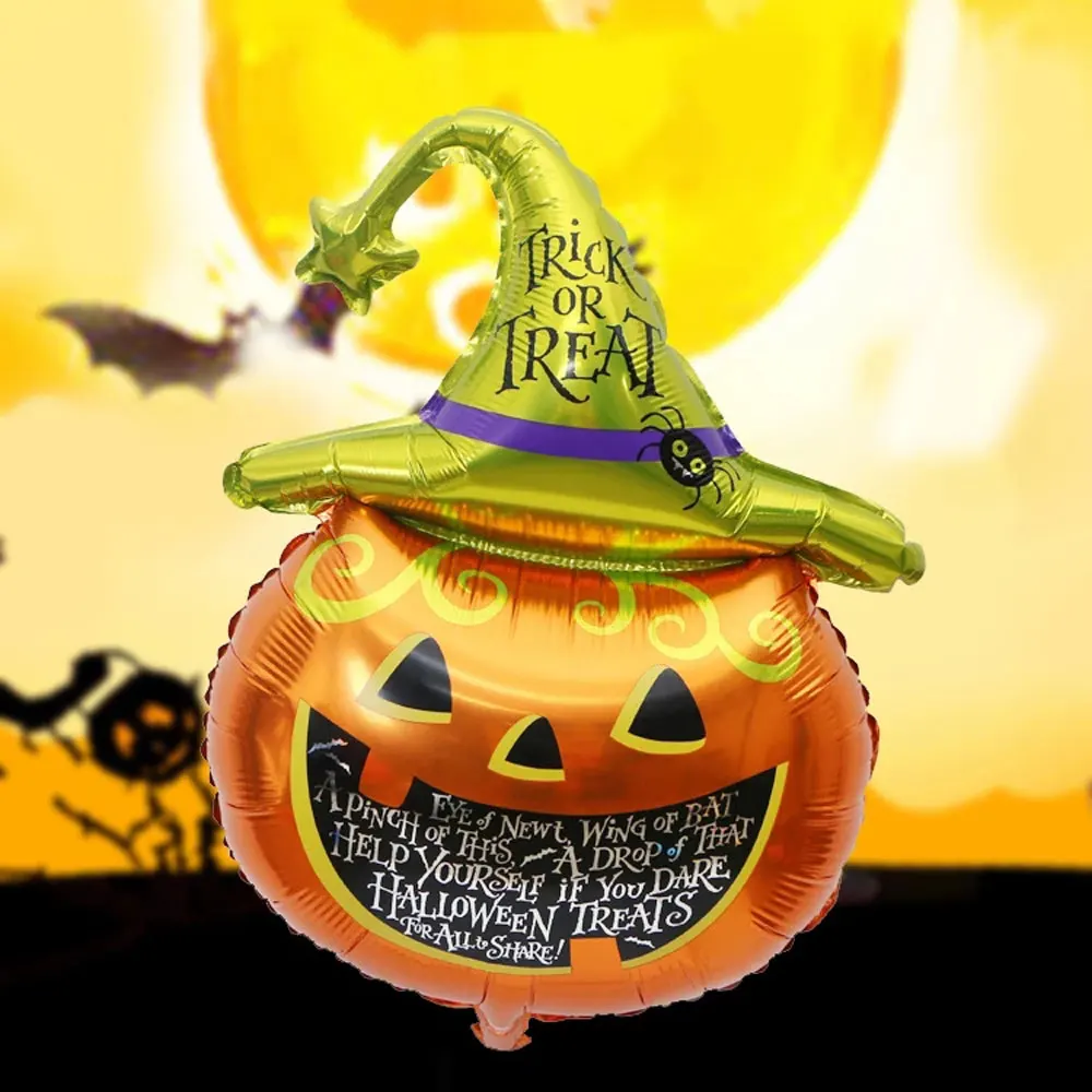 Хэллоуин шляпа Тыква Голова фольги шары КТВ Бар баллон украшение гелиевый воздух