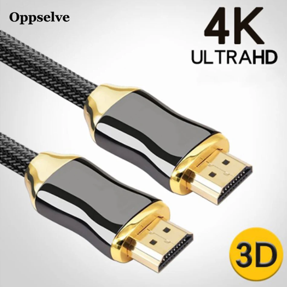 

HDMI-compatible Cable 4K 2.0 Cable For Xiaomi Screen Box TV PS4 HDMI-compatible Switch 60HZ Audio Cabo HDMI-compatible Wire Cord