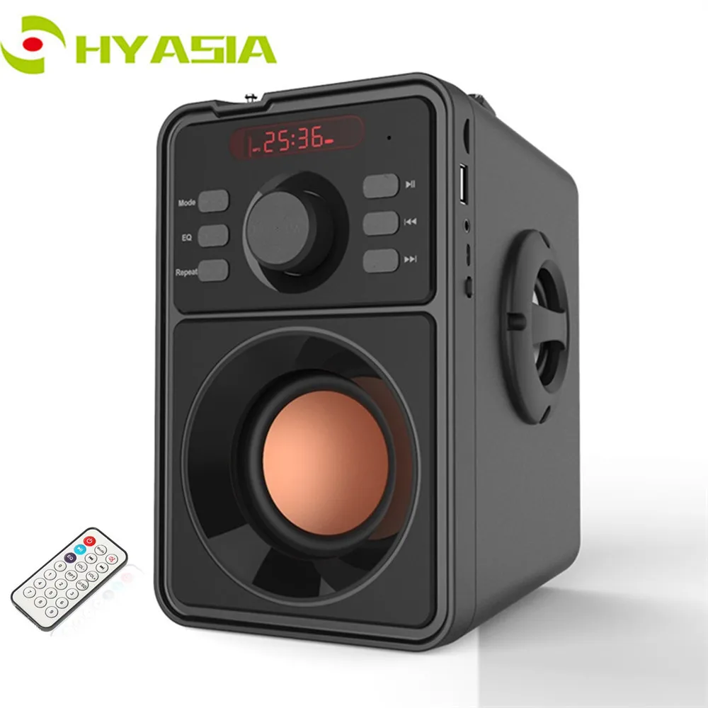 HYASIA светодиодный Bluetooth динамик беспроводной стерео сабвуфер тяжелый бас