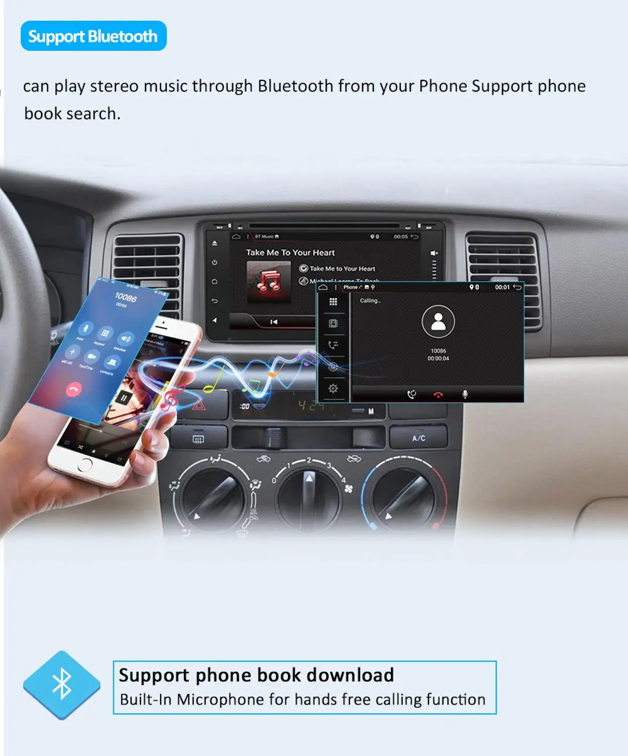 2 DIN четырехъядерный Автомобильный dvd android 10 двойной din gps навигация Wifi usb Bluetooth