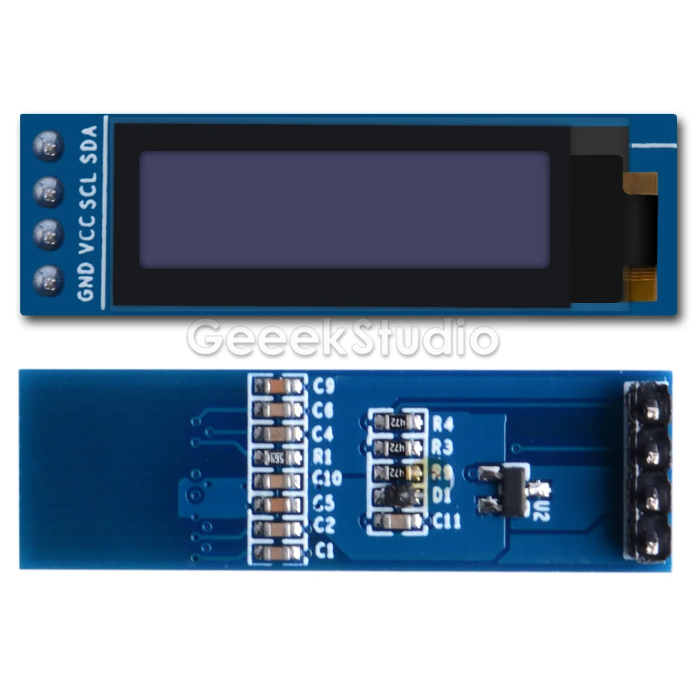 0 91 дюймовый модуль OLED экрана 128*32 SSD1306 для Raspberry Pi 4 B/3 B (+)/2 B/Zero (W)/Beaglebone