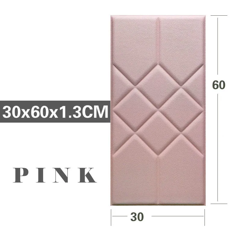 

60x30cm PE Foam 3D Wall Stickers Safty Home Decor Wallpaper DIY Wall Decor Brick Living Room Kids Bedroom Decorative Sticker