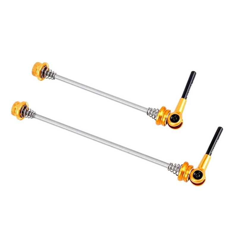 

1 Set Mountain Road Bike Lightweight Quick Release Skewer Titanium Axle CNC Wheel Hub Fix Lever Bicycle Cycling MTB Parts