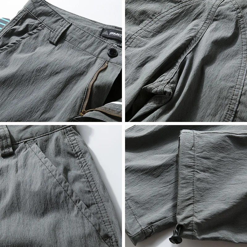 Брюки-карго мужские с несколькими карманами уличная одежда свободные джоггеры