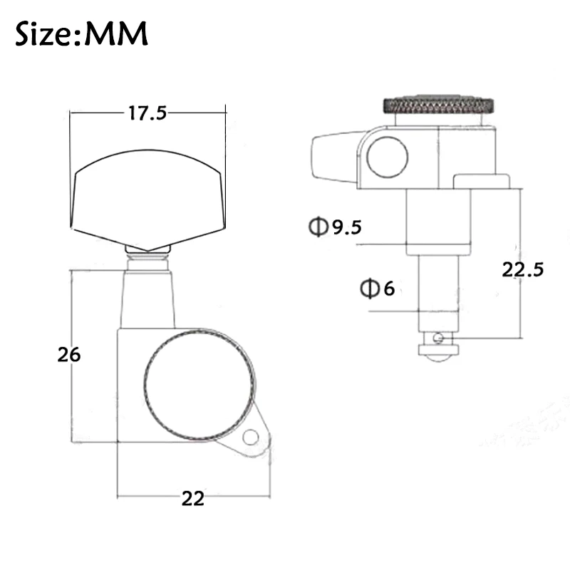 ein set 6pcs gesperrt string tuning pegs schlüssel tuner mechaniken für akustische elektrische gitarre lock gitarre zubehör free global