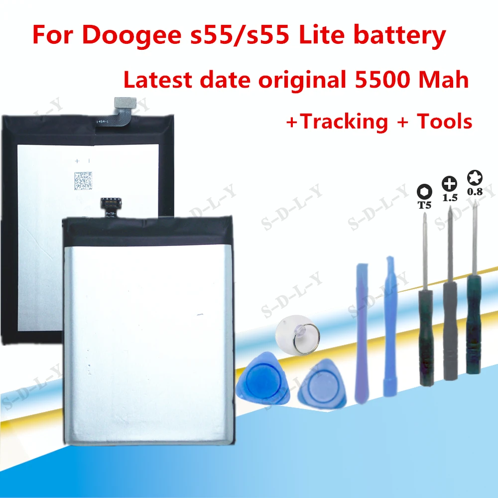 Аккумулятор 3 8 в BAT18735500 5500 мАч Для Doogee s55 s55Lite батареи для сотового телефона