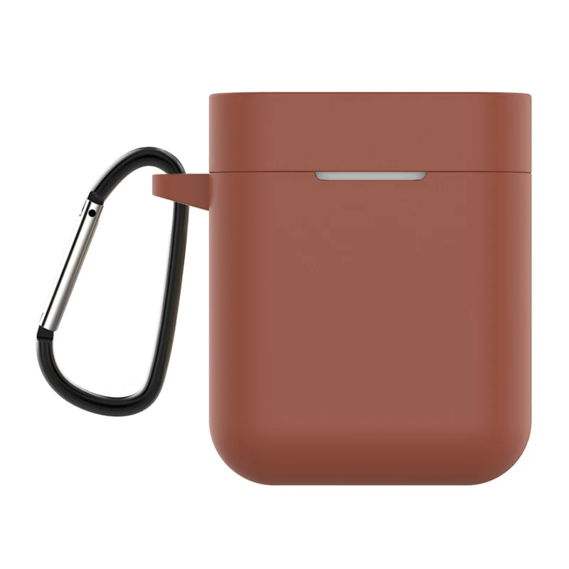 07 Силиконовый чехол для наушников с карабином для Xiaomi Air Pro Bluetooth, беспроводной защитный чехол для гарнитуры, защитный чехол - Цвет: 07