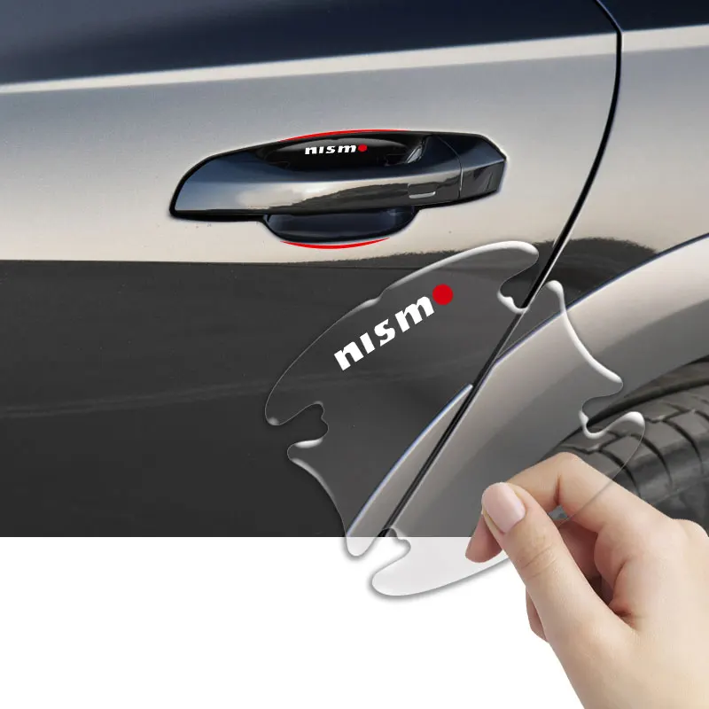 4 шт. прозрачная защитная наклейка на дверь автомобиля | Автомобили и мотоциклы