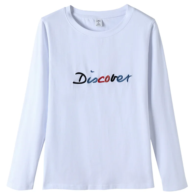 

Long Sleeve Summer Tops for Women 2021 Autumn T-shirt Women's Long-sleeved Korean Casual Bottoming Shirt Ladies Women's Tops