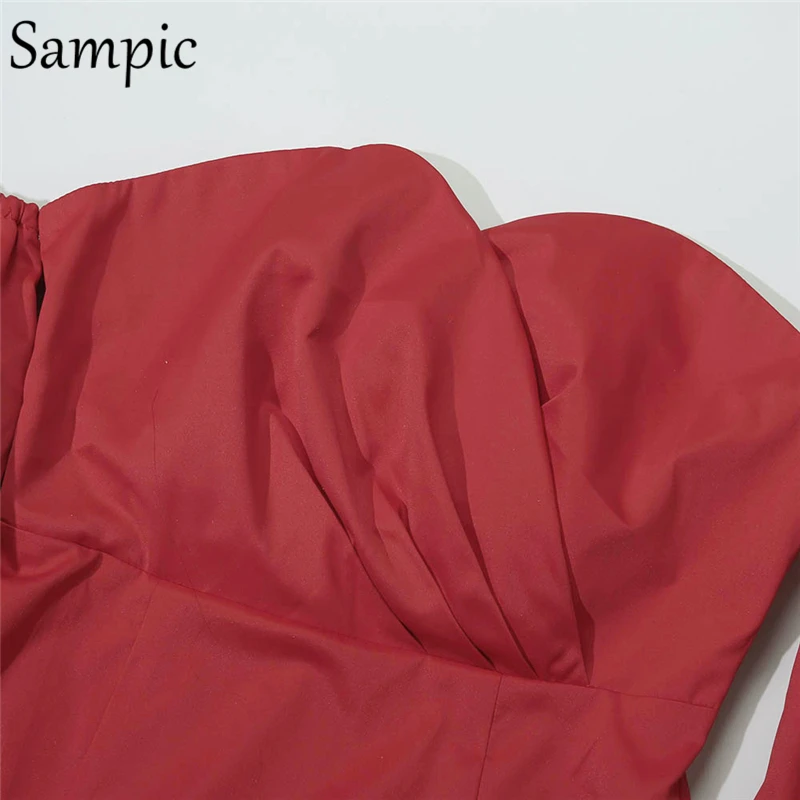 Sampic женское облегающее мини платье с вырезом лодочкой открытой спиной