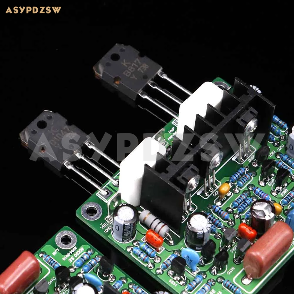 2 CH MX50 SE KTD1047 KTB817 усилитель мощности DIY Kit/готовая плата 100 Вт + Вт|amp kit|power amp kitpower