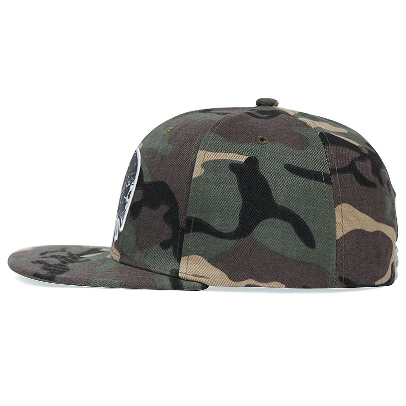 

Men's Cotton Baseball Cap Chief Embroidered Hip Hop Rap Cap Outdoor Hiking UV Sun Hat Adjustable Snapback Cap