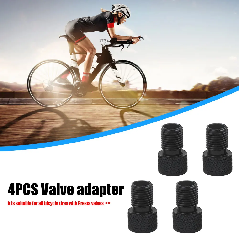 4 шт. адаптер для велосипедного клапана алюминиевый сплав | Спорт и развлечения