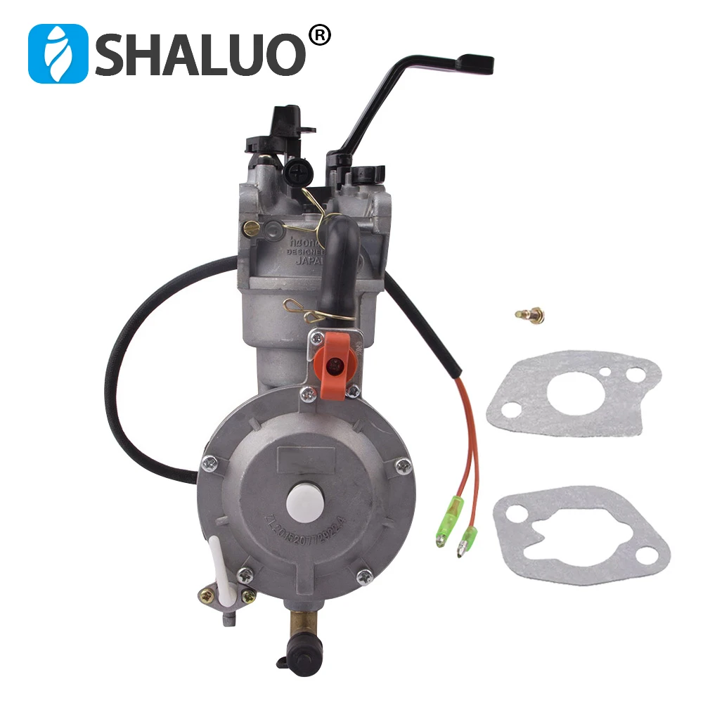 Gerador a Gasolina Kit de Conversão para 8kw Carburador Duplo Combustível 9kw 188f 190f Lpg ng