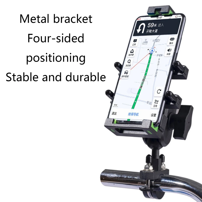 a02 universal motorcycle bike mobile phone holder aluminum bicycle riding bracket gps mount handlebar side mirror stand free global shipping