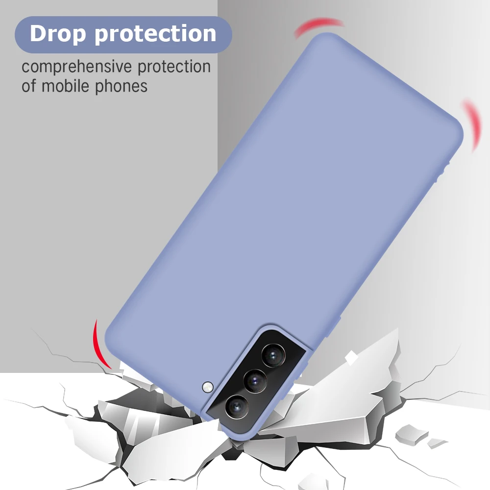 

Candy Color Silicone Case For Samsung Galaxy S21 Ultra S20 FE Plus Ultra A51 A71 A21S A50 S10 A70 Note 20 10Ultra Soft Tpu Cover