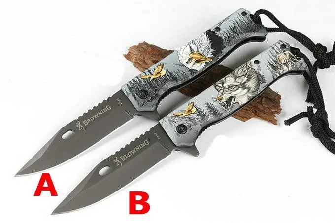 Новый Browning быстрооткрывающийся Складной нож 440C со стальной ручкой Охотничий