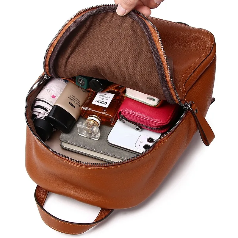 Кожаный рюкзак