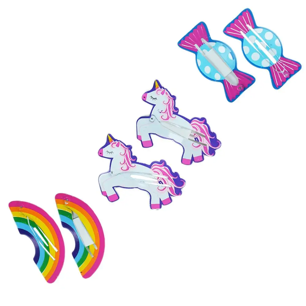 6 шт. в комплекте милые заколки для волос маленьких девочек детская заколка с