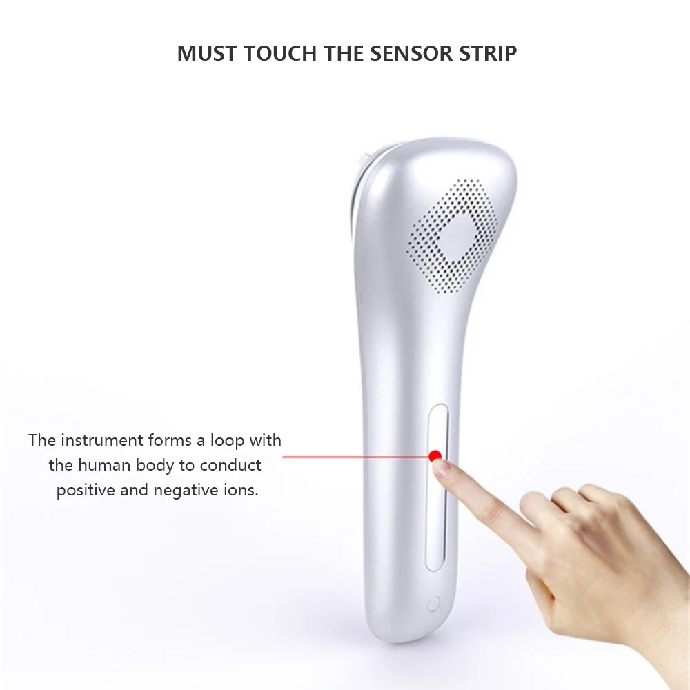 Ультразвуковой массажер для лица горячей и теплой терапии звуковой ион вибрация