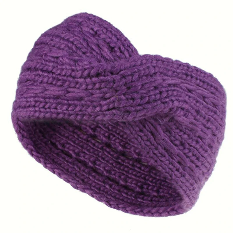 

Winter Ear Warmer Headband Women Fashion Elastic Wool Knitted Headband Head Wrap Hairband Girls Elegant Hair Band Accessories