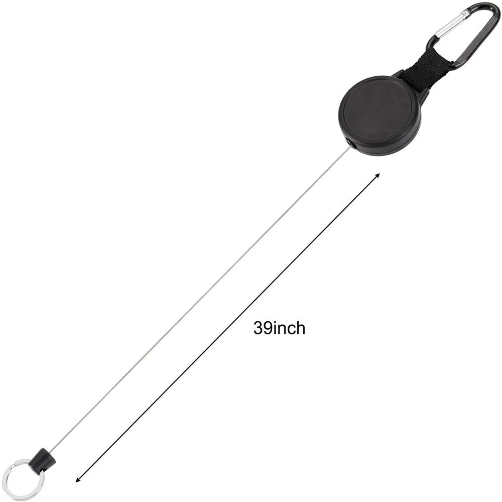 

1pc Fashion Black Retractable Nurse Badge Reel Clip Badge Holder Students Doctor Exhibiton Id Name Card Holder Keychain