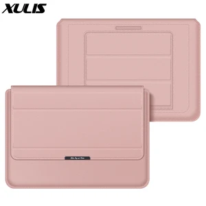 laptop sleeve bag case 11 12 13 3 14 15 6 inch pu leather laptop sleeve for macbook air pro 13 15 case for huawei dell asus free global shipping