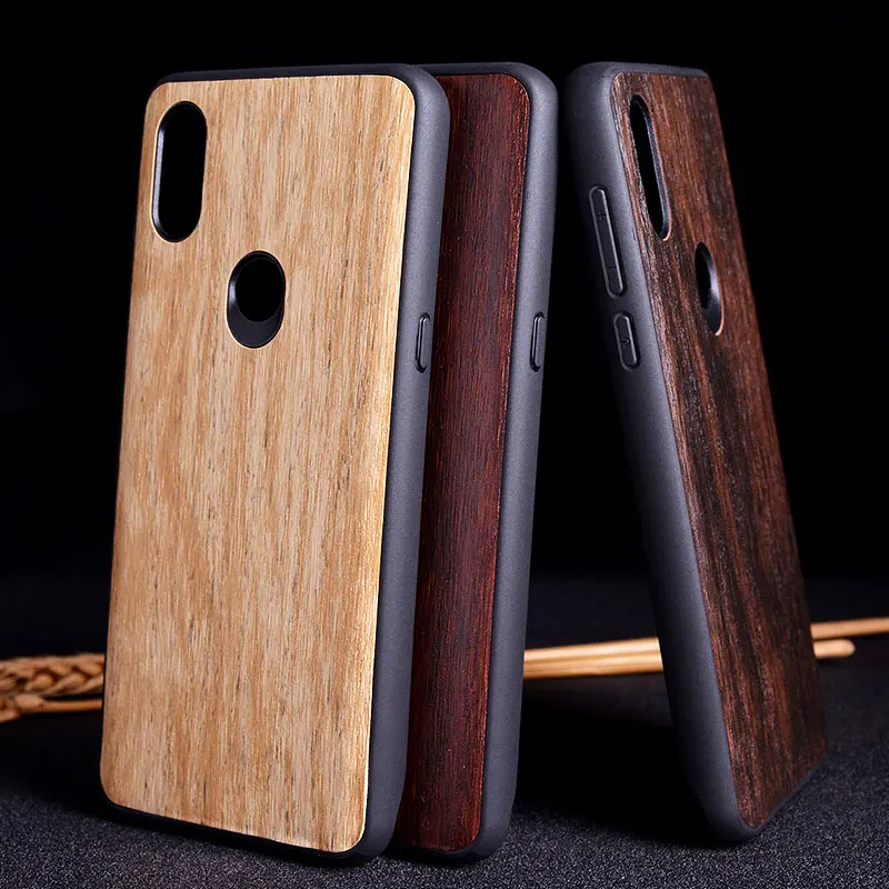Чехол с имитацией под дерево для Xiaomi Mi Mix3 пасторальным дизайном ТПУ + ПК материал 2