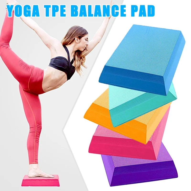 

Newly Balance Pad Board Tpe Yoga Mat Stability Cushion Exercise Trainer Anti-slip For Training Yoga Accessories