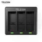 Телесин GP-BCG-902 Камера Батарея Зарядное устройство Замена для экшн-Камеры GoPro HERO 9 Камера экшн Камера аксессуары Батарея Зарядное устройство