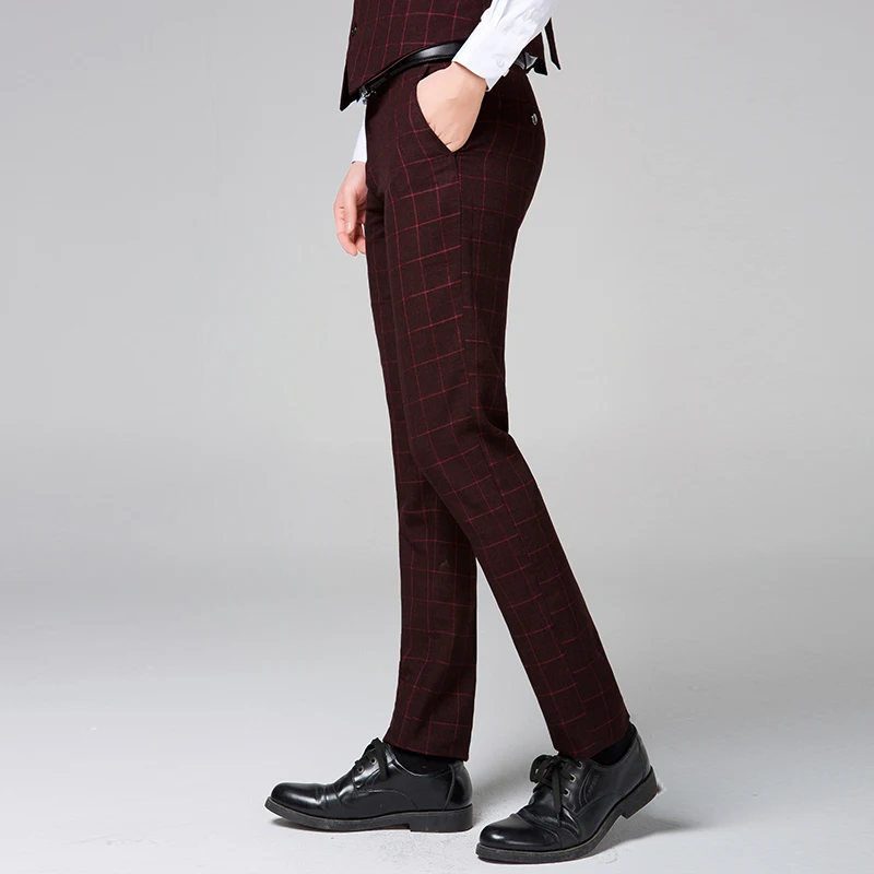 2018 модные новые мужские повседневные деловые брюки/мужские профессиональные