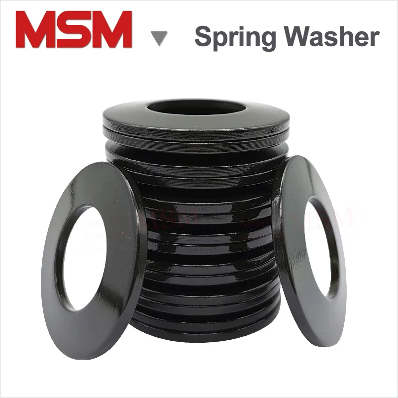6/10 шт. уплотнительная пружина сверхмощная черная дисковая 50CrVA внешний диаметр