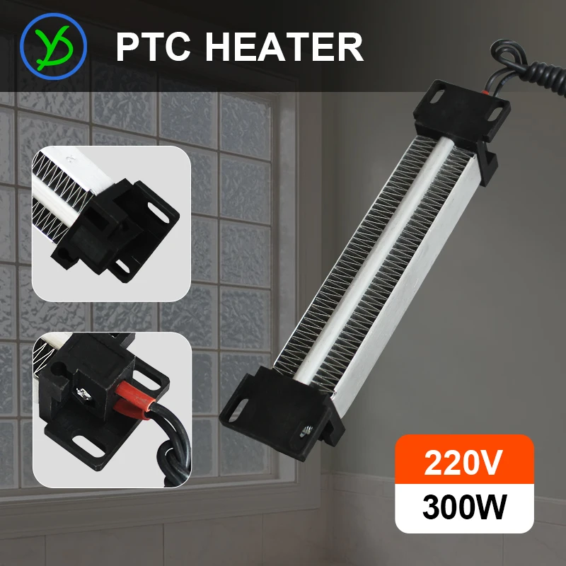 300 Вт AC DC 220 В PTC керамический воздушный нагреватель нагревательный элемент