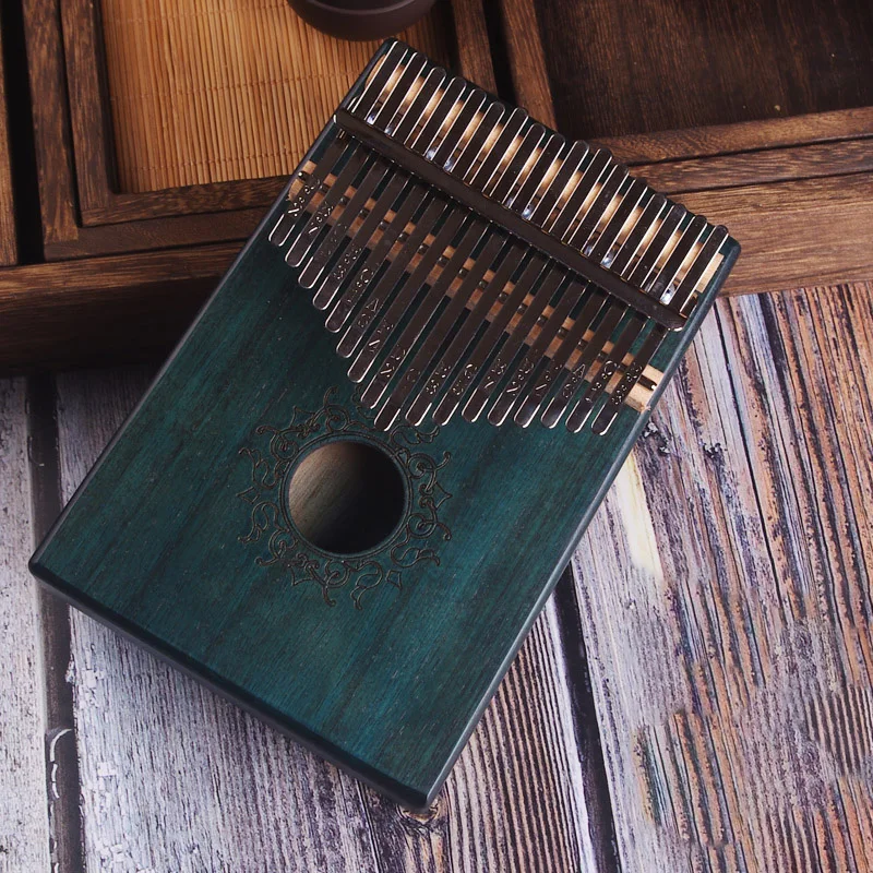 17 клавиш калимба Африканское твердое красное дерево большой палец фортепиано