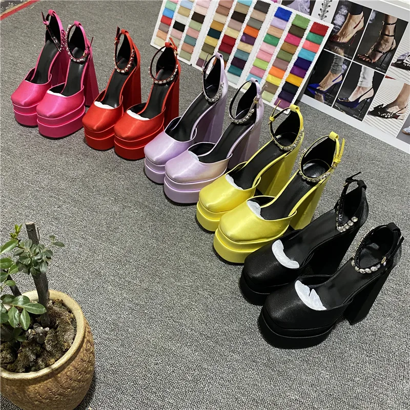 Женские туфли-лодочки Termainoov новые пикантные туфли на платформе и высоком