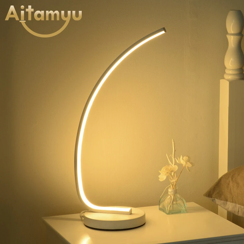 Современные настольные лампы с железными акриловое волокно внутренней отделки