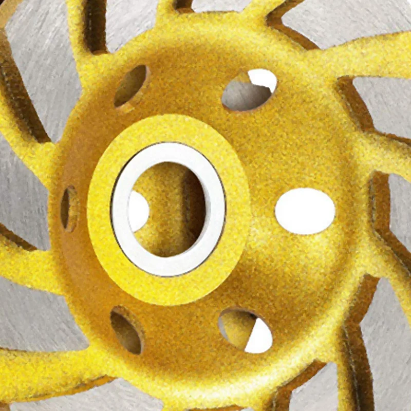 

3 Pcs Turbo Row Diamond Grinding Cup Wheel Concrete Turbo Cup Disc Grinder for Sand of Concrete Walls, Floors