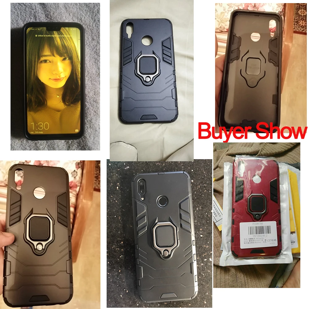 KISSCASE чехол для huawei Honor 6X 8X Max 8X10 Броня случаях держатель телефона Y9 2018 2019 Капа Coque