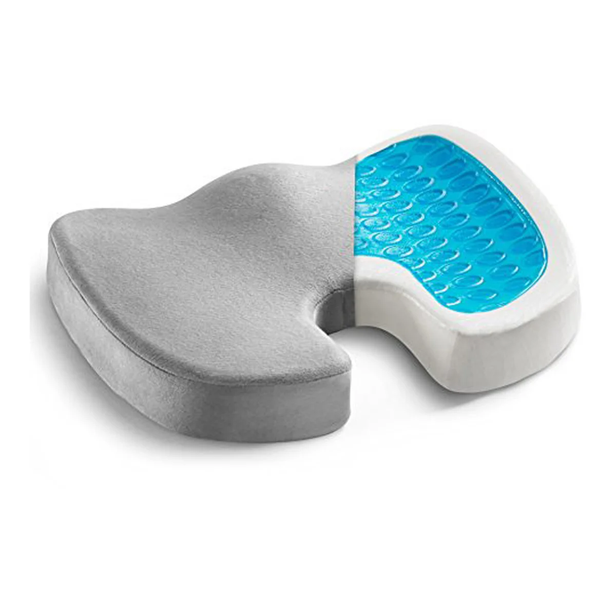 1x Gel Enhanced Cushion orthopedic gel and memory foam caudal spine cushion to relieve coccyx pain Office chair car seat | Дом и сад