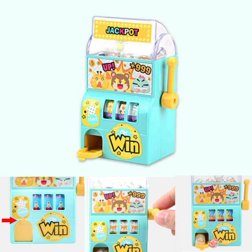 Детская миниатюрная лотерея машина для скручивания напитков головоломка