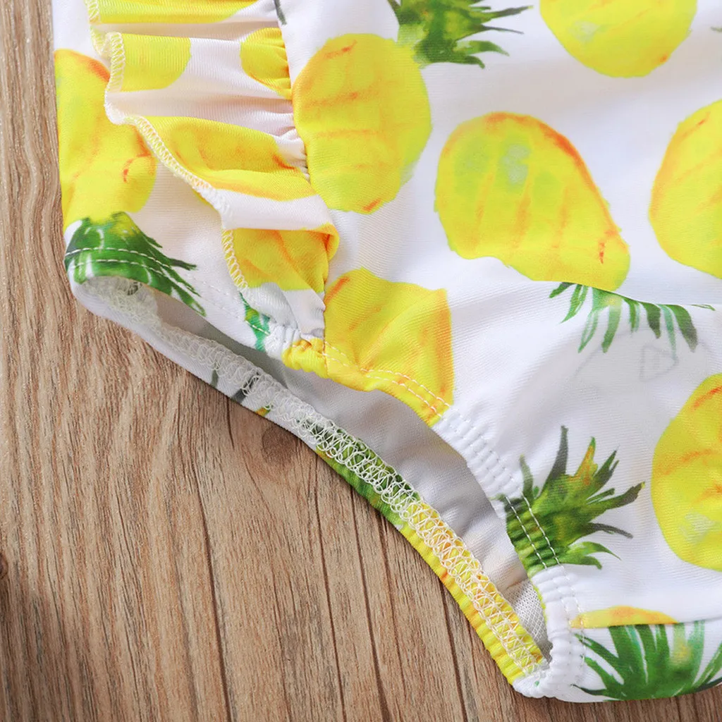 

SAGACE Baby Swimsuit Fruit Print Girl Sleeveless One Piece Swimwear Beachwear Child Kids Baby Girl Baby Bathing Suit Girls