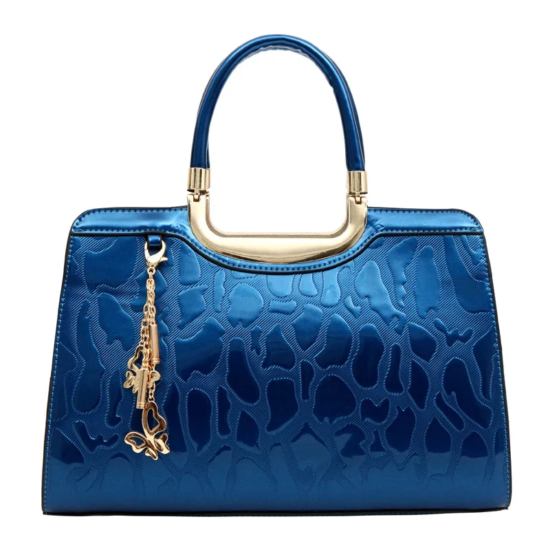 

2020 New Luxury Patent Leather Women Handbags Stone Pattern Ladies Shoulder Bags Fashion Female Girl Famous Brand Crossbody Bag