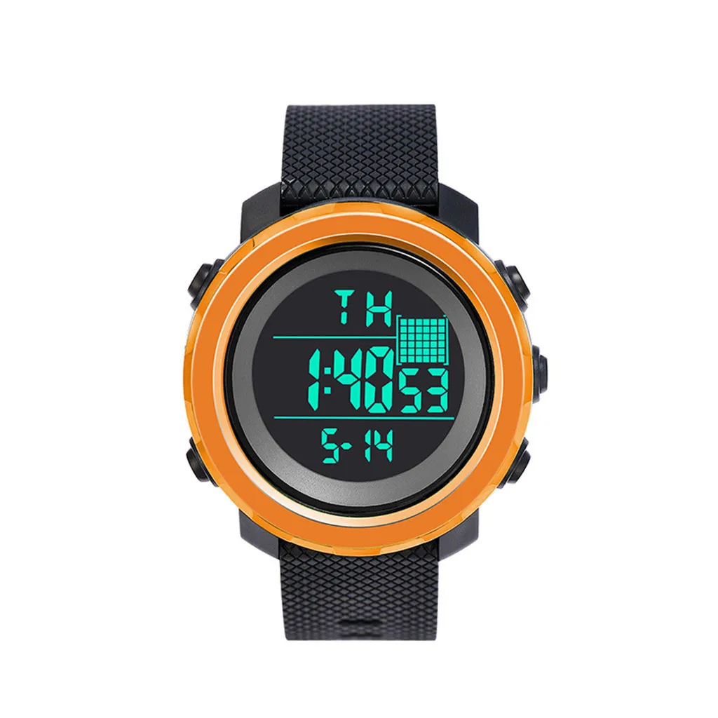 Модные высококачественные мужские водонепроницаемые электронные часы серии 30 м