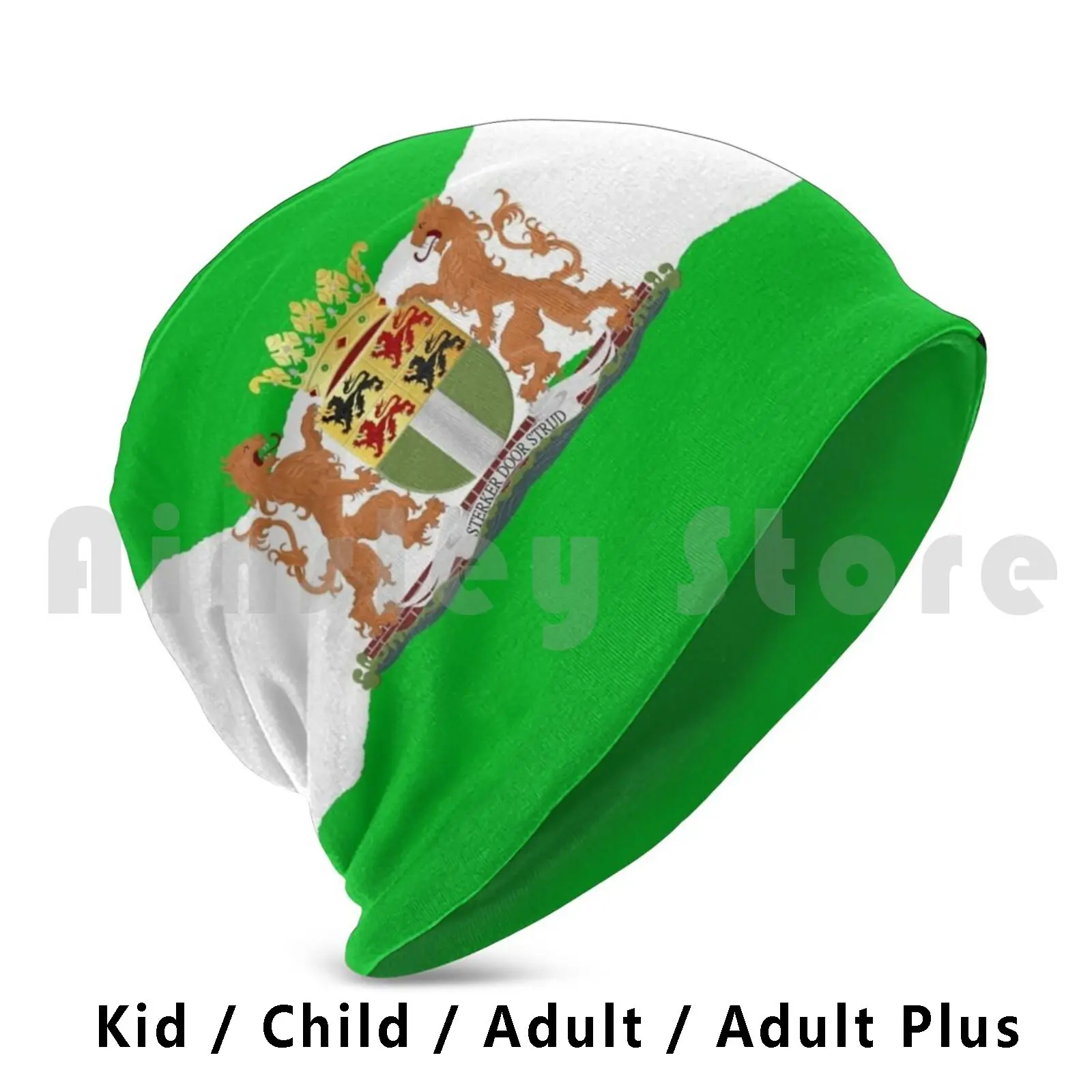 Шапка-бини с изгибом флагом Роттердама Удобная шапка-пуловер Голландия