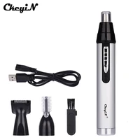 multifunction electric nose hair trimmer usb charging hair trimmer set rechargeable nose ear sideburns eyebrow hair shaving kit