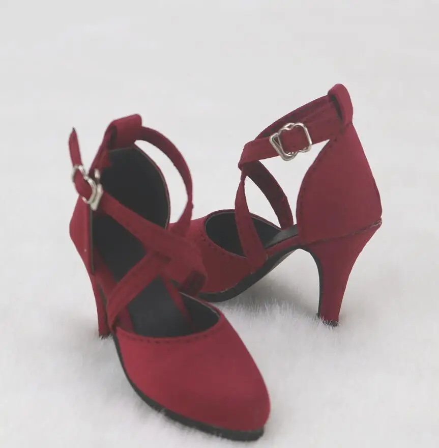 

1/3 Red BJD high heel doll shoes, new style sd doll accessories, 1/3 black Bjd doll shoes 10 pairs/lots